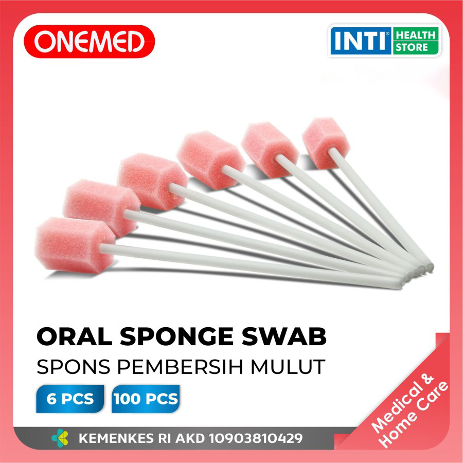 Oral Sponge Swab isi 100 pcs