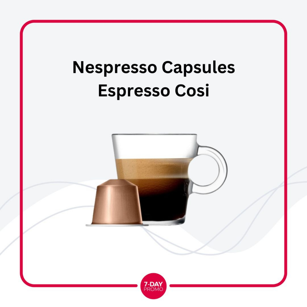 Nespresso Capsules Espresso Cosi Eceran Kapsul Only