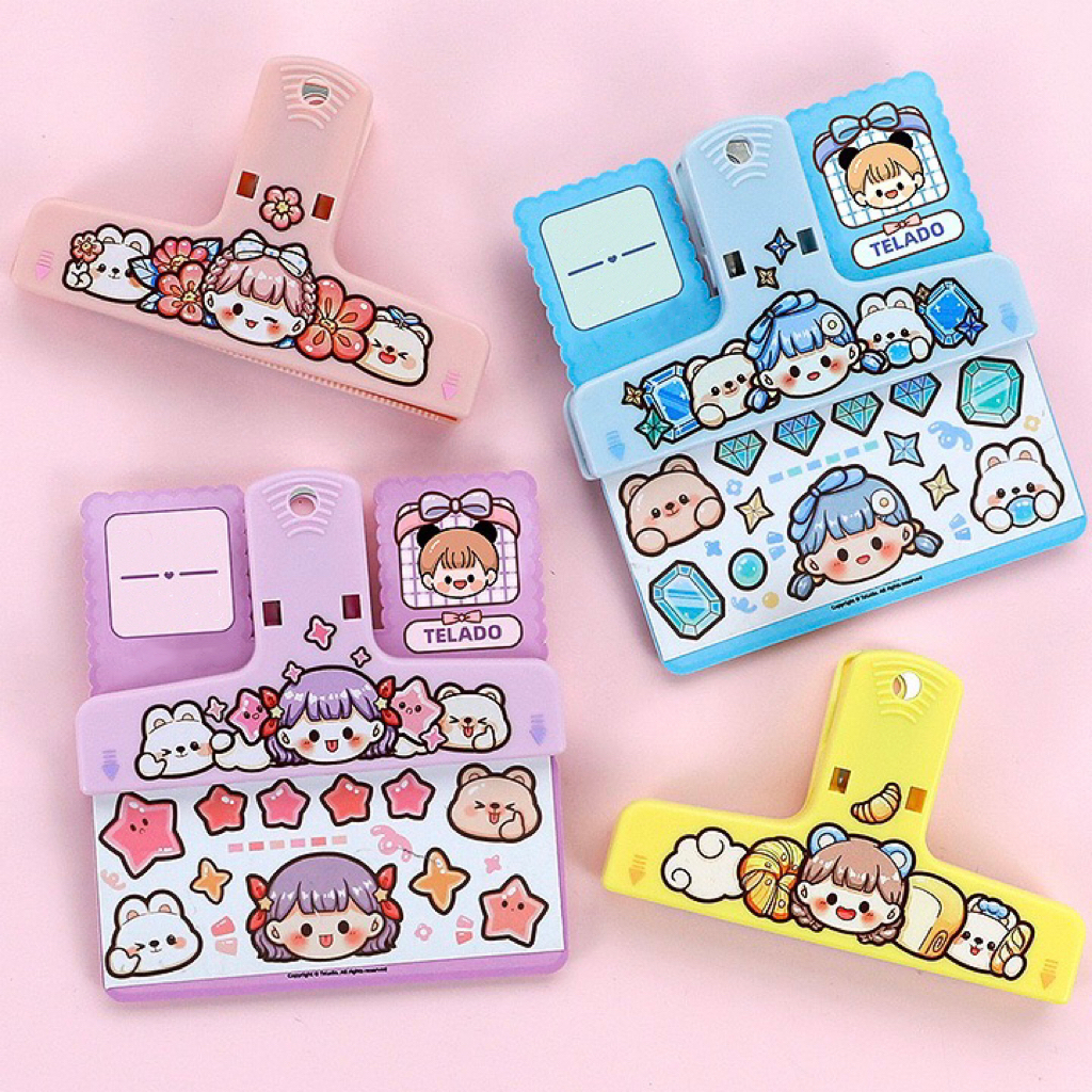 

Klip Kertas Aesthetic Lucu Jepitan Buku Journaling Edisi Doudou Sauce Limited TLD86