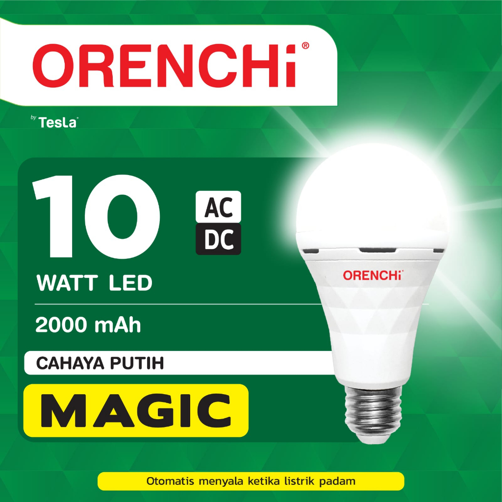 Orenchi Bohlam Emergency 10 15 20 Watt Orenchi Magic Bulb Murah &amp; Terang SNI