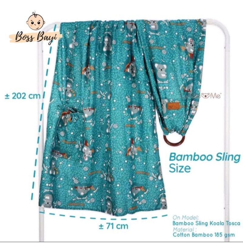 CUDDLE ME - RINGSLING BABY / Gendongan Bayi bahan Bamboo