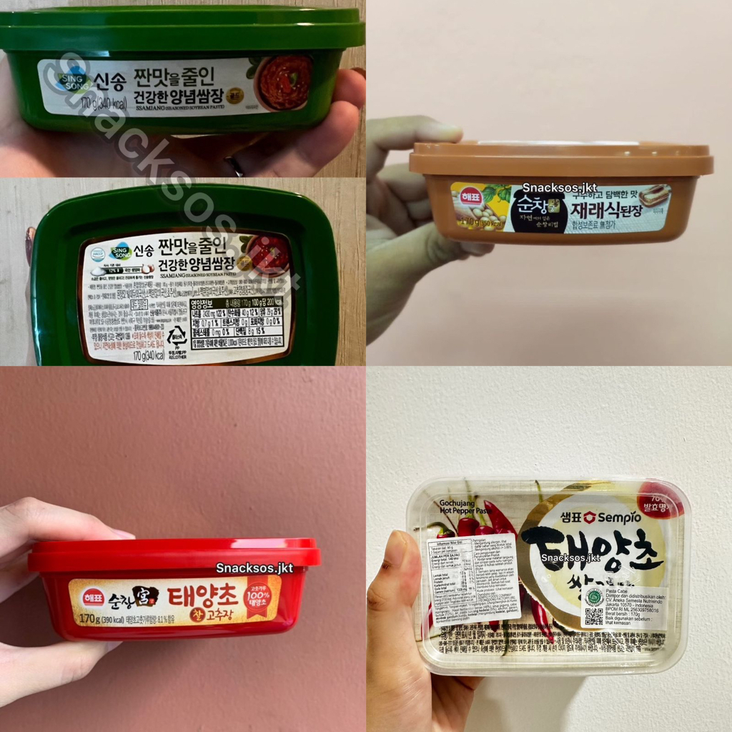 

[170GR] SAJO TAEYANGCHO Gochujang / SEMPIO GOCHUJANG / SIN SONG SSAMJANG SOYBEAN / SAJO TAUCO DOENJANG SOY BEAN PASTE - Hot Pepper Paste / Sambal Pasta Korea / Pasta Cabai Korea 170gr