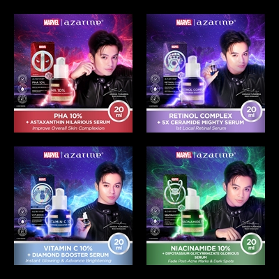 Azarine x Marvel Super Hero Serum Series