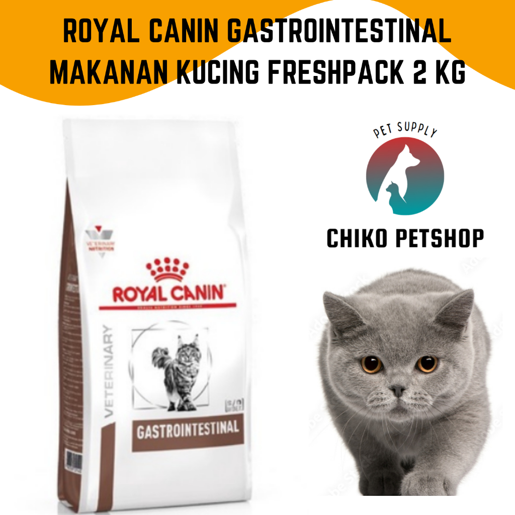 ROYAL CANIN GASTROINTESTINAL MAKANAN KUCING FRESHPACK 2 KG GASTRO RC