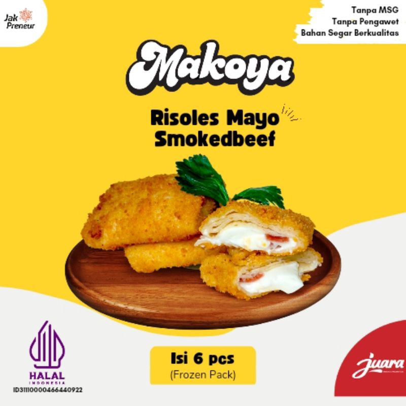 

Risol MAYO SMOKEDBEEF Makoya Frozen & Matang | Halal