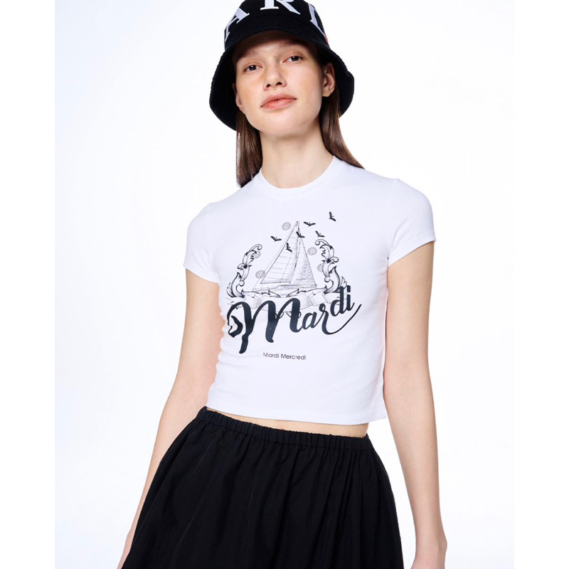 MARDI MERCREDI - Cropped Tshirt Bon Voyage