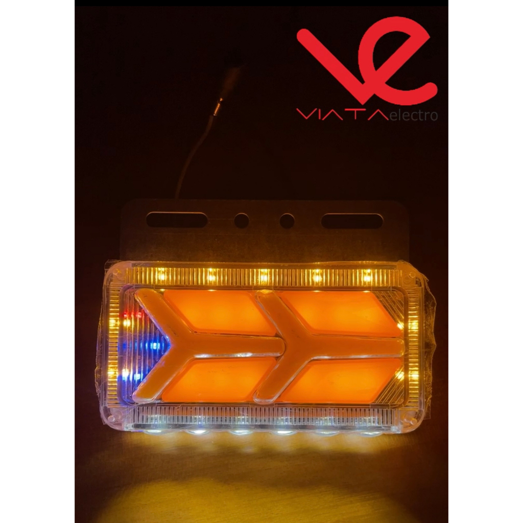 1SET LED BUCK PANAH TRUK 12V / 24V VARIASI MOBIL SEPASANG TRUK MOTOR LED BAK TRUK PANAH