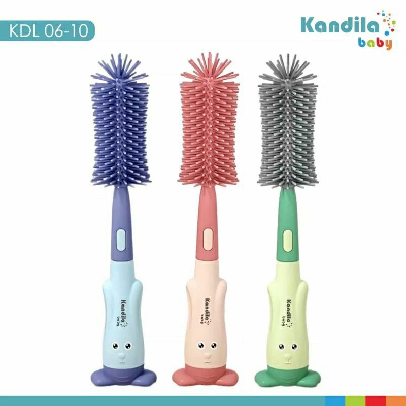 Kandila 3 in 1 Silicone Bottle Brush Sikat Botol Silikon Bayi KDL 06-10