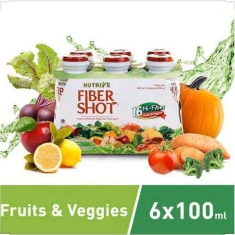 

Nutrive benecol 6x100ml fiber shot fruit Serat Sehat