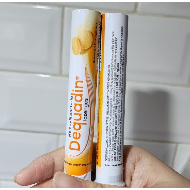 

Dequadin Lozenges, Permen / Sakit Tenggorokan