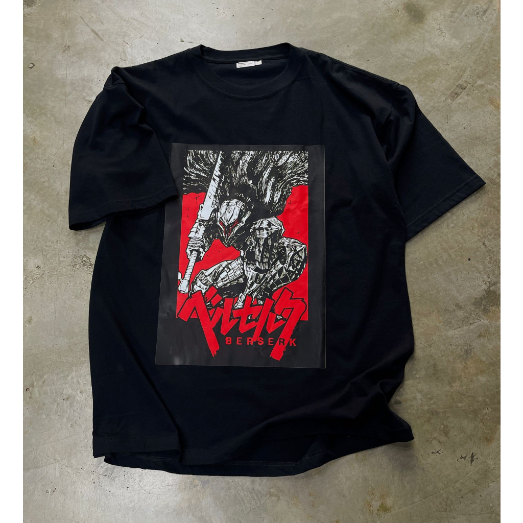 Tshirt Berserk Black Anime Manga Premium Unisex