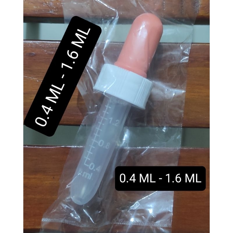 Pipet Obat Drop 0.4 ML - 1.6 ML / Pipet Tetes Obat / Pipet Obat Plastik