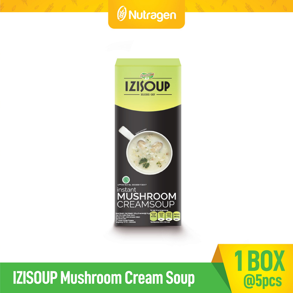 

IZISOUP Instant Cream 1 box (5 pcs)