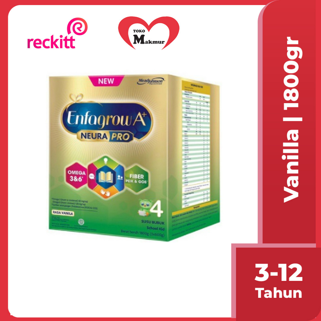 Enfagrow A+ 4 Vanila 1800gr / Toko Makmur Online