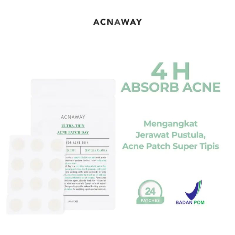 ACNAWAY ACNE PIMPLE PATCH STIKER JERAWT ULTRA THIN DAN INFINITY SIZE