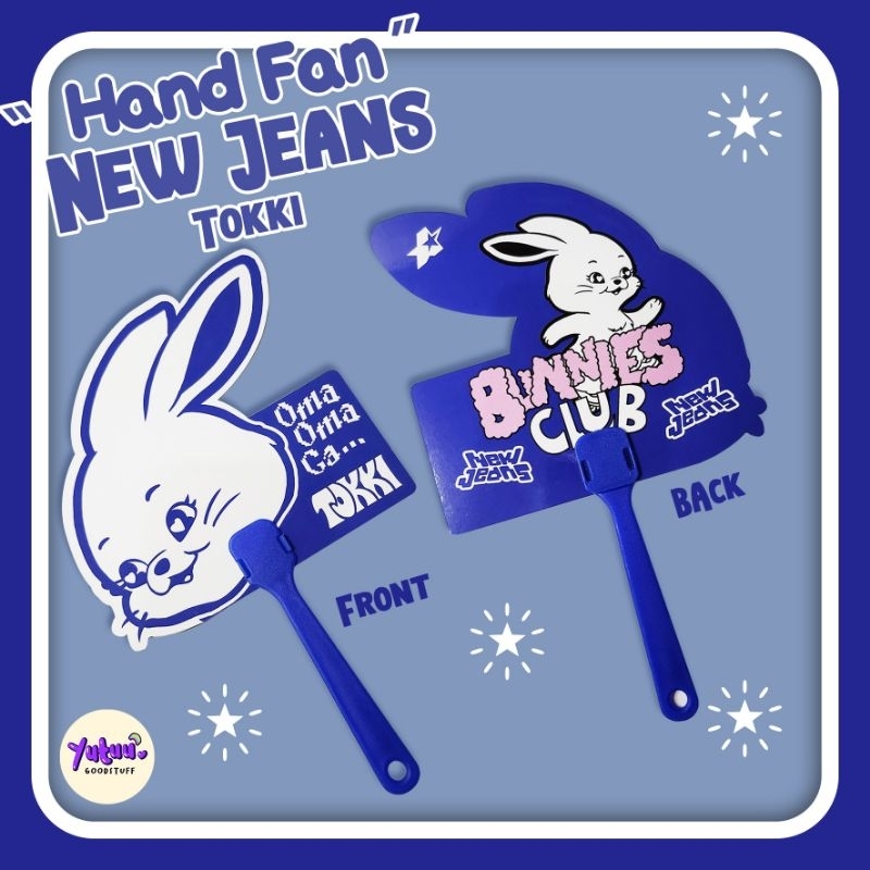 NJ Nujinseu Handfan / kipas tangan kpop / souvenir kpop