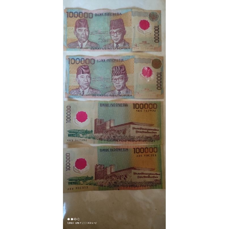 uang kuno 100.000