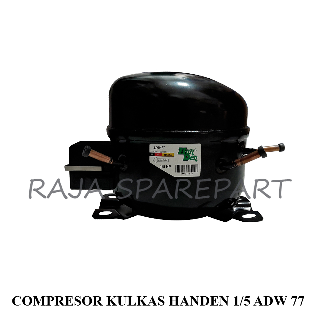 Compressor Kulkas &quot;HANDEN&quot; 1/5HP (Harga Sudah Termasuk Packing Kayu)