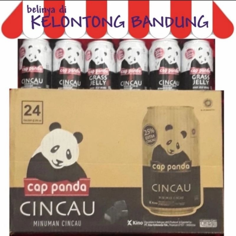 

Cincau Cap Panda Kaleng Grass Jelly Can per dus box karton