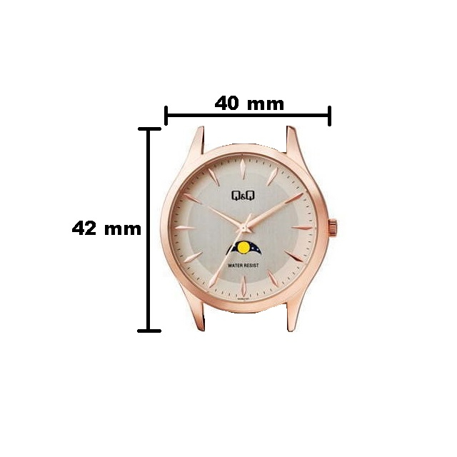 Jam Tangan Pria Classic Casual Kulit Leather Original Q&amp;Q QnQ QQ AA30 AA30J Series