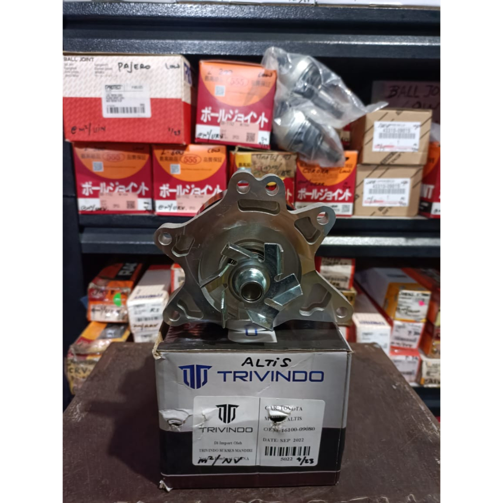 Water Pump Toyota Altis 16100-09080 Trivindo