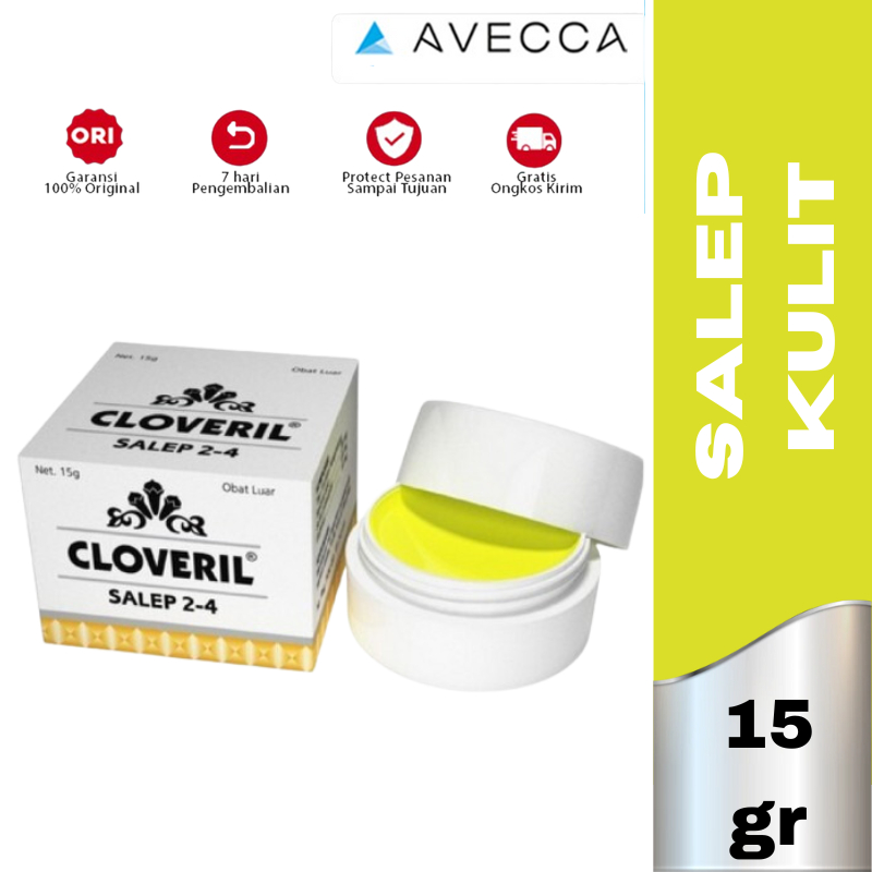 CLOVERIL SALEP 2-4 15GR / SALEP KULIT / KURAP / KUTU AIR / KADAS