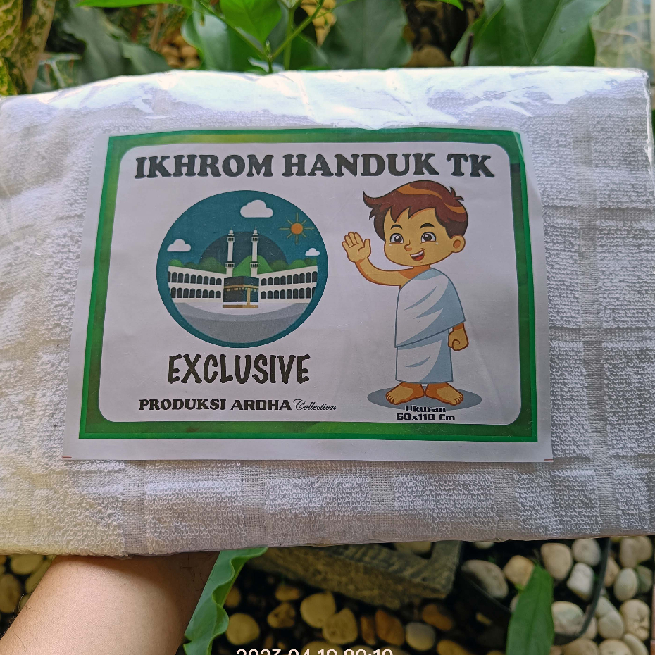 Kain Ihram Anak TK tanpa Jahitan