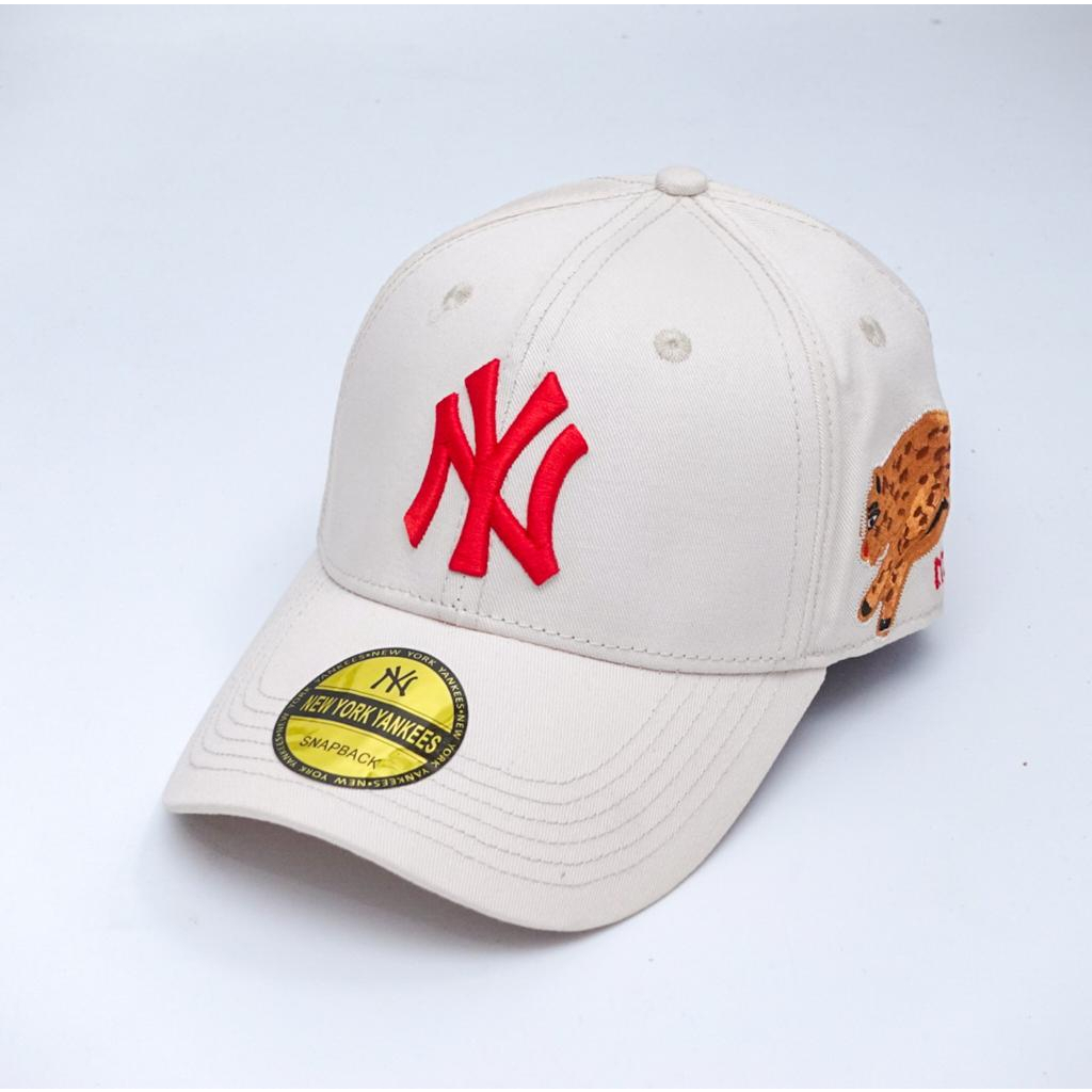 topi NY Yankees MLB Import Fashion Bordir bunga