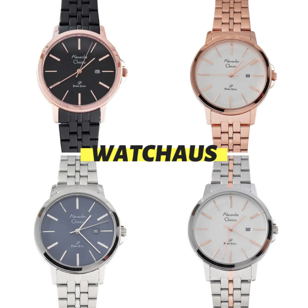 JAM TANGAN WANITA ALEXANDRE CHRISTIE AC1036 AC 1036 LDB STAINLESS STRAP