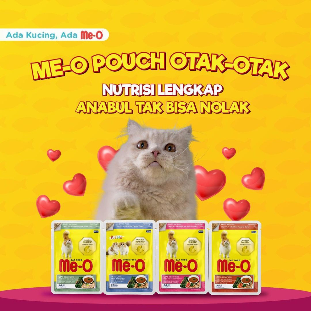 Makanan Kucing Meo Pouch Adult  85gr