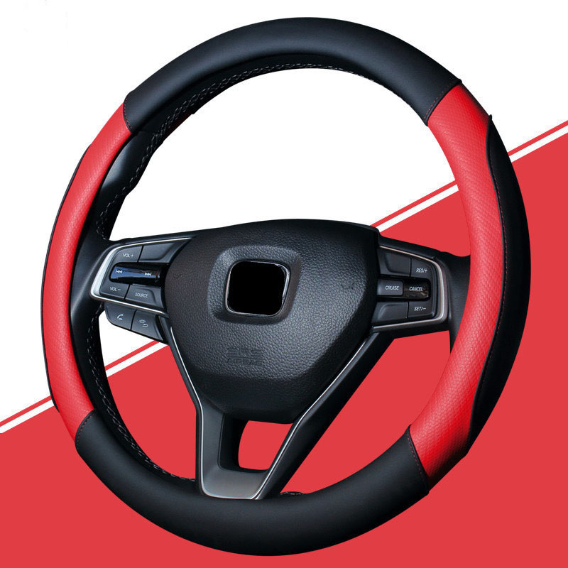 Sarung Setir Sporty Sarung Stir Kulit Mobil Premium Leather Steering Cover Universal 38 cm