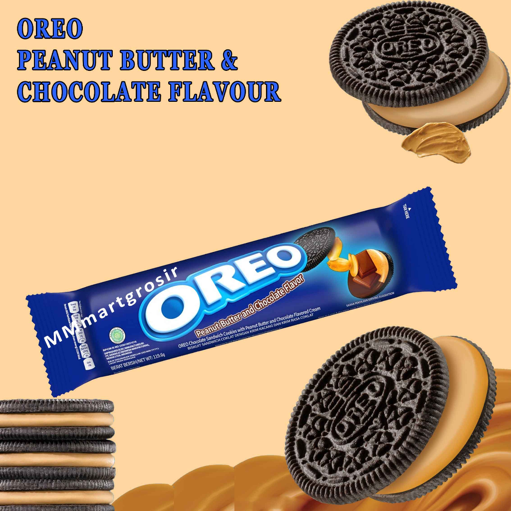 

OREO PEANUT BUTTER AND CHOCOLATE FLAVOUR 119.6g