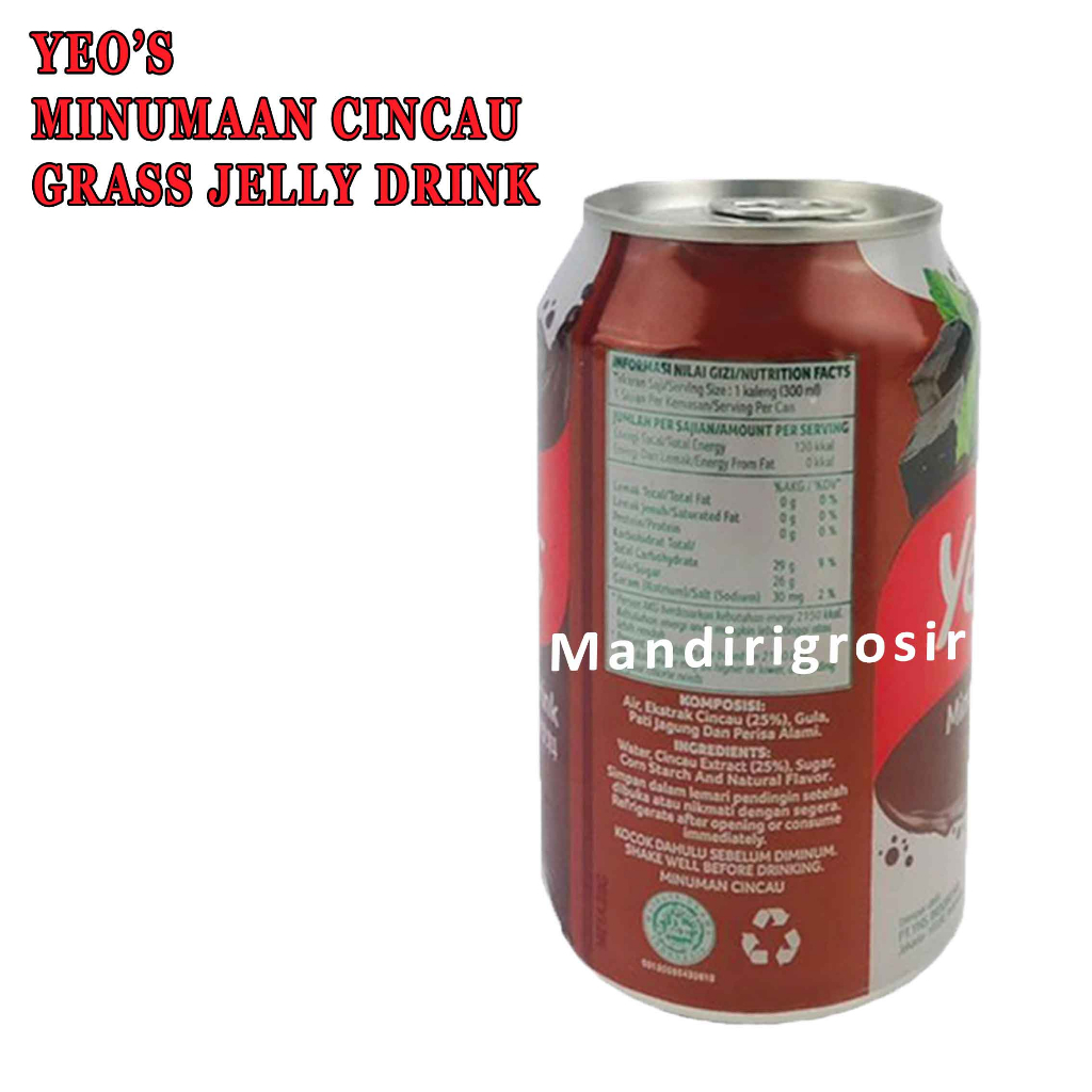 Minuman Cincau* Yeo's* Grass Jelly Drink* 300ml