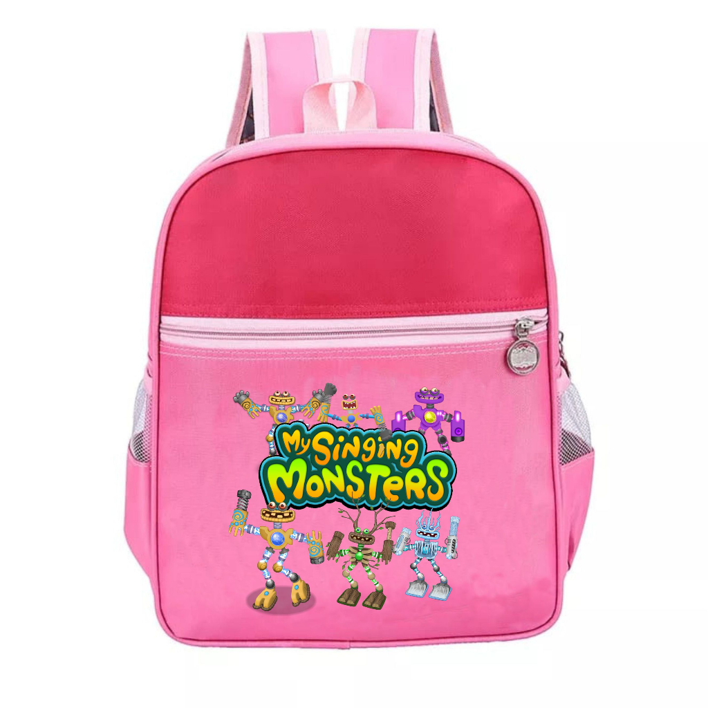 PVJ - Tas Ransel Anak Sekolah TK Paud Motif My Epic Singing Monster Wubox