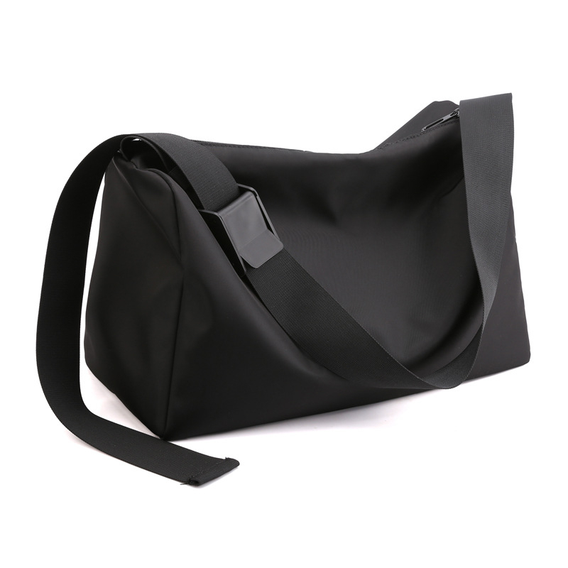 TAS SELEMPANG WANITA BISA PRIA SHOULDER SLINGBAG SIMPLE KEKINIAN MURAH IMPORT PREMIUM HATTON TA801B5 HITAM ANTI AIR FASHION KOREA CASUAL BATAM