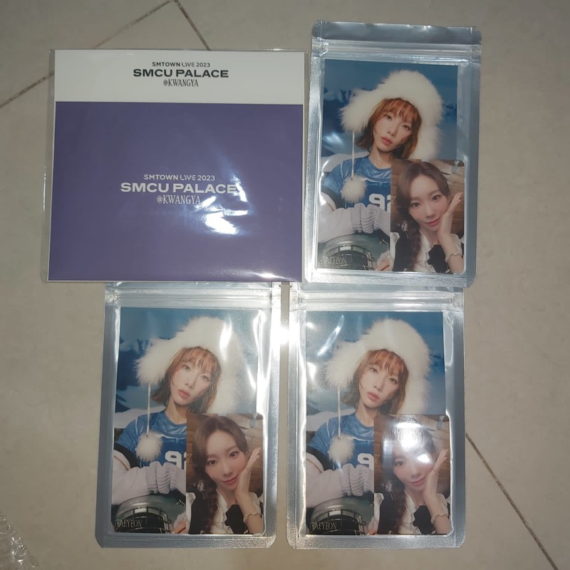 READY SEALED AR TICKET 4X6 PHOTO SET SMCU 2023 TAEYEON SNSD GIRLS GENERATION