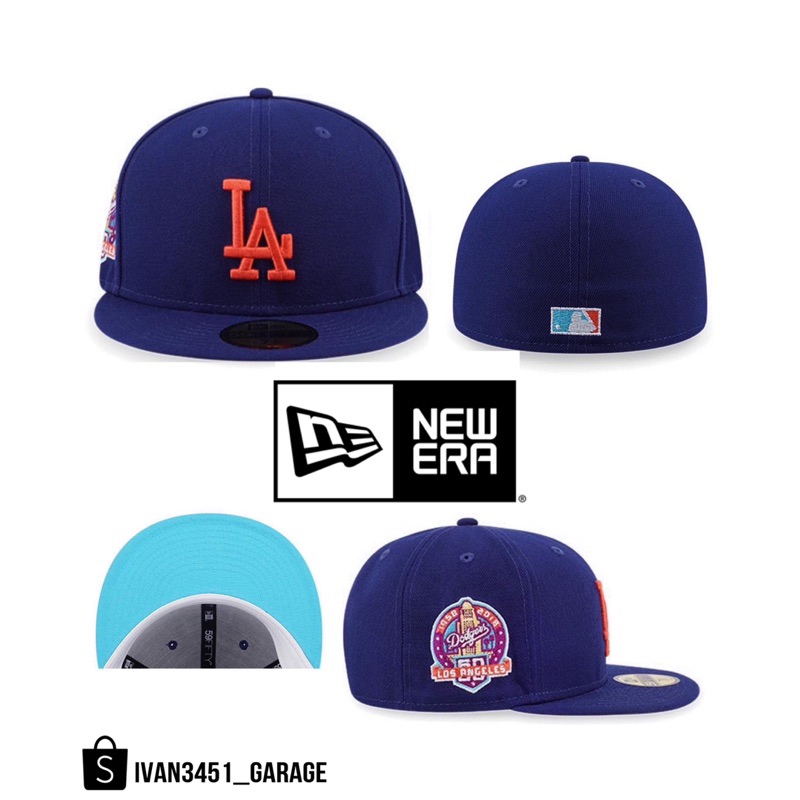 NEW ERA CAP ORIGINAL - NEW ERA 5950 DARK ROYAL MEN’S HAT BLUE - TOPI NEW ERA