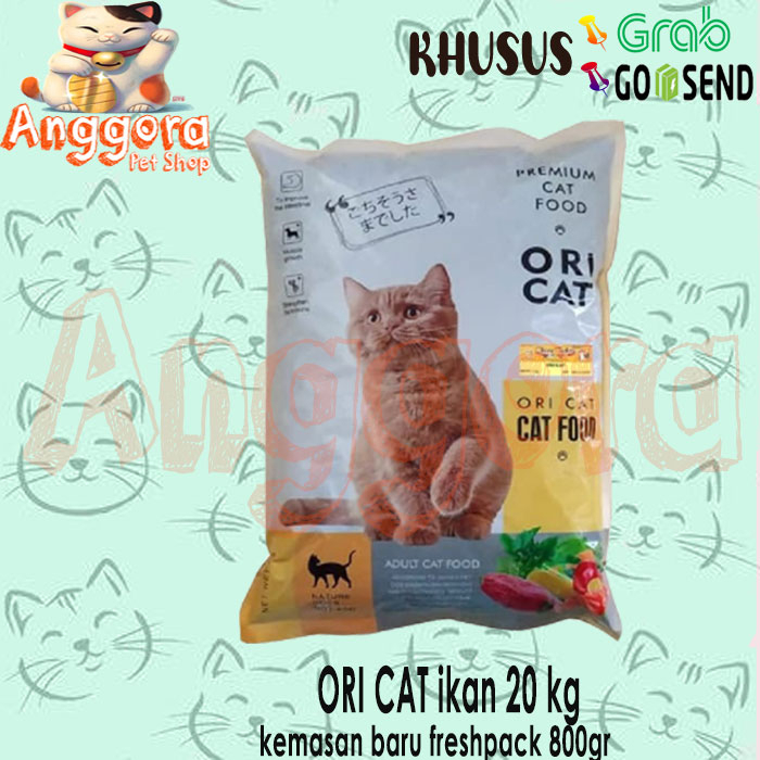 Makanan Kucing kering ORI CAT 20kg All Varian ( GRAB GOSEND )