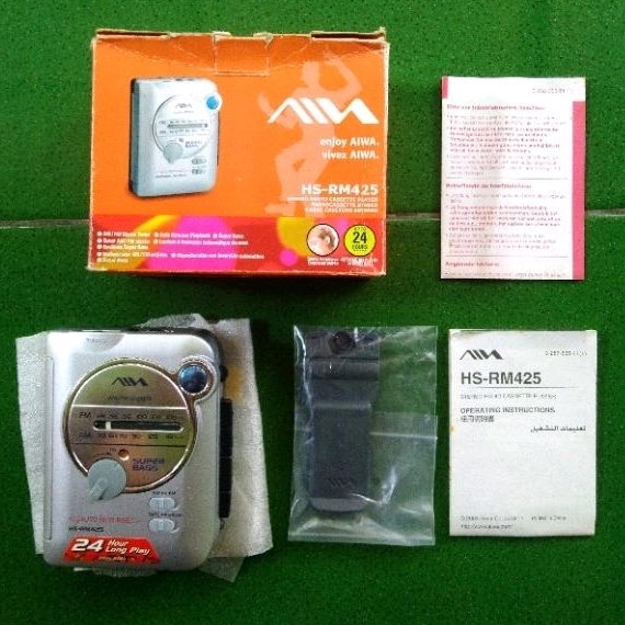 Walkman Aiwa HS-RM425 pemutar kaset pita kaset player cassette tape s