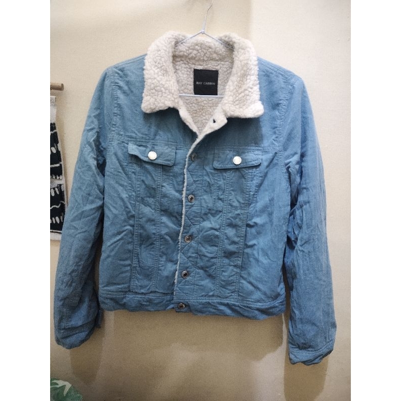 jaket bahan corduroy