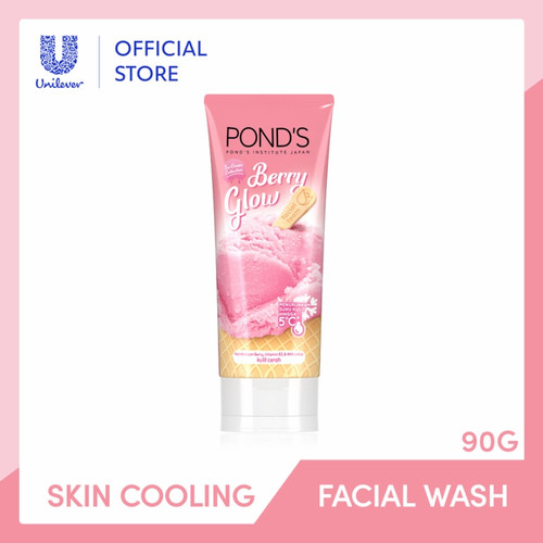 Pond's Berry Glow Facial Foam 90g