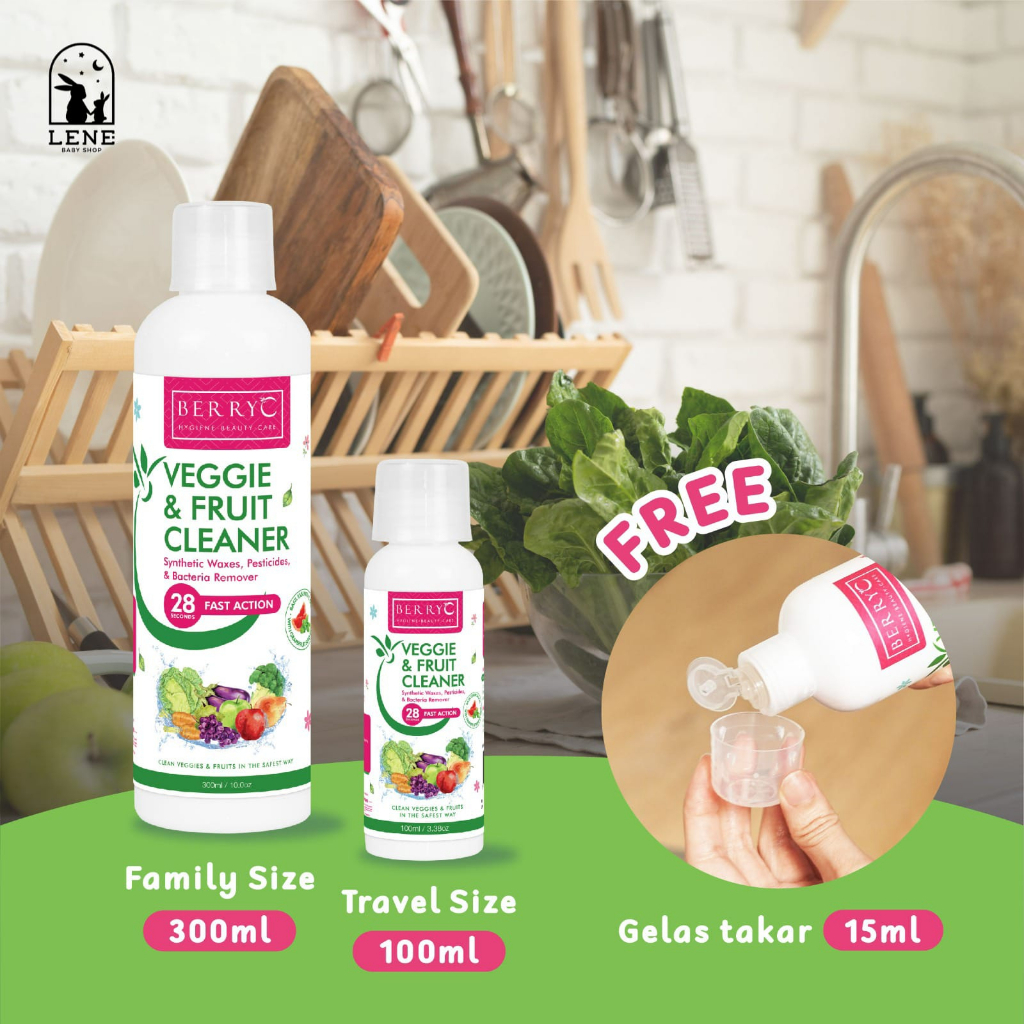 Berry C Veggie &amp; Fruit Cleaner Pencuci Buah &amp; Sayuran BerryC