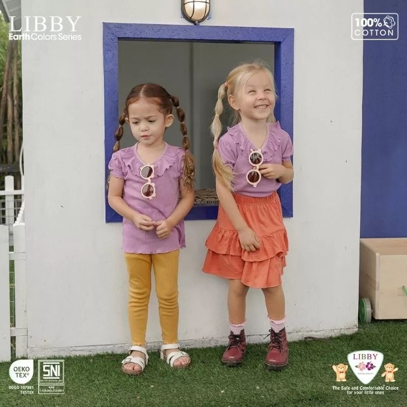 LIBBY - EASY SHIRT GIRL LIBBY - KAOS LIBBY - BAJU LIBBY - ATASAN ANAK PEREMPUAN