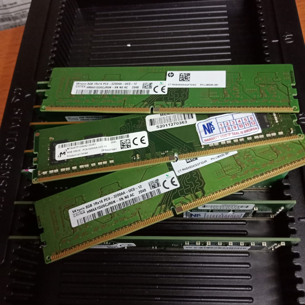 Memory Ram PC DDR4 8Gb 25600/3200Mhz Original copotan for PC Komputer 3200mhz