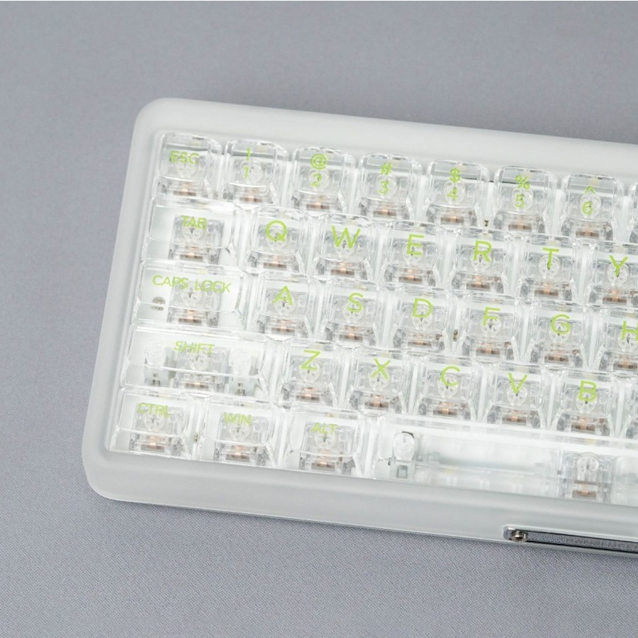 Keycaps Lime Clear Dye-sub 131 Set CBSA Profile