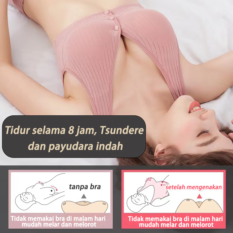 Bra Menyusui jumbo Tanpa Kawat katun murni murah nyaman ringan dan tipis terlihat kurus Bahan Katun yang BH Untuk Menyusui Nursing Ibu wanita