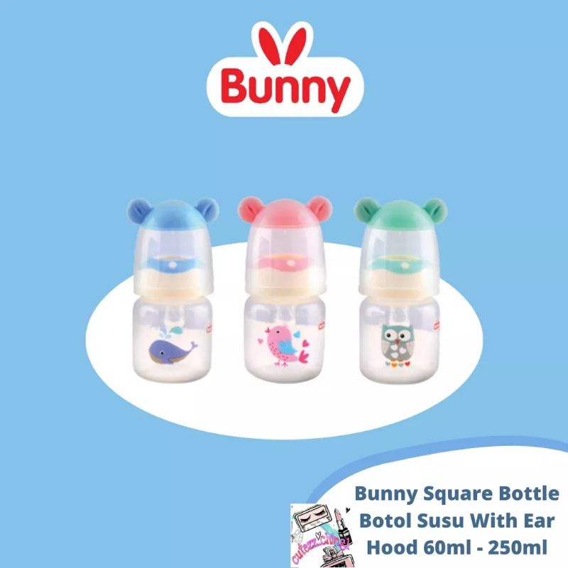 ☃️Cutezz_Ching1☃️Lusty Bunny Regular Feeding Bottle DB 2409-1209 | 60ml | 120ml | 250ml