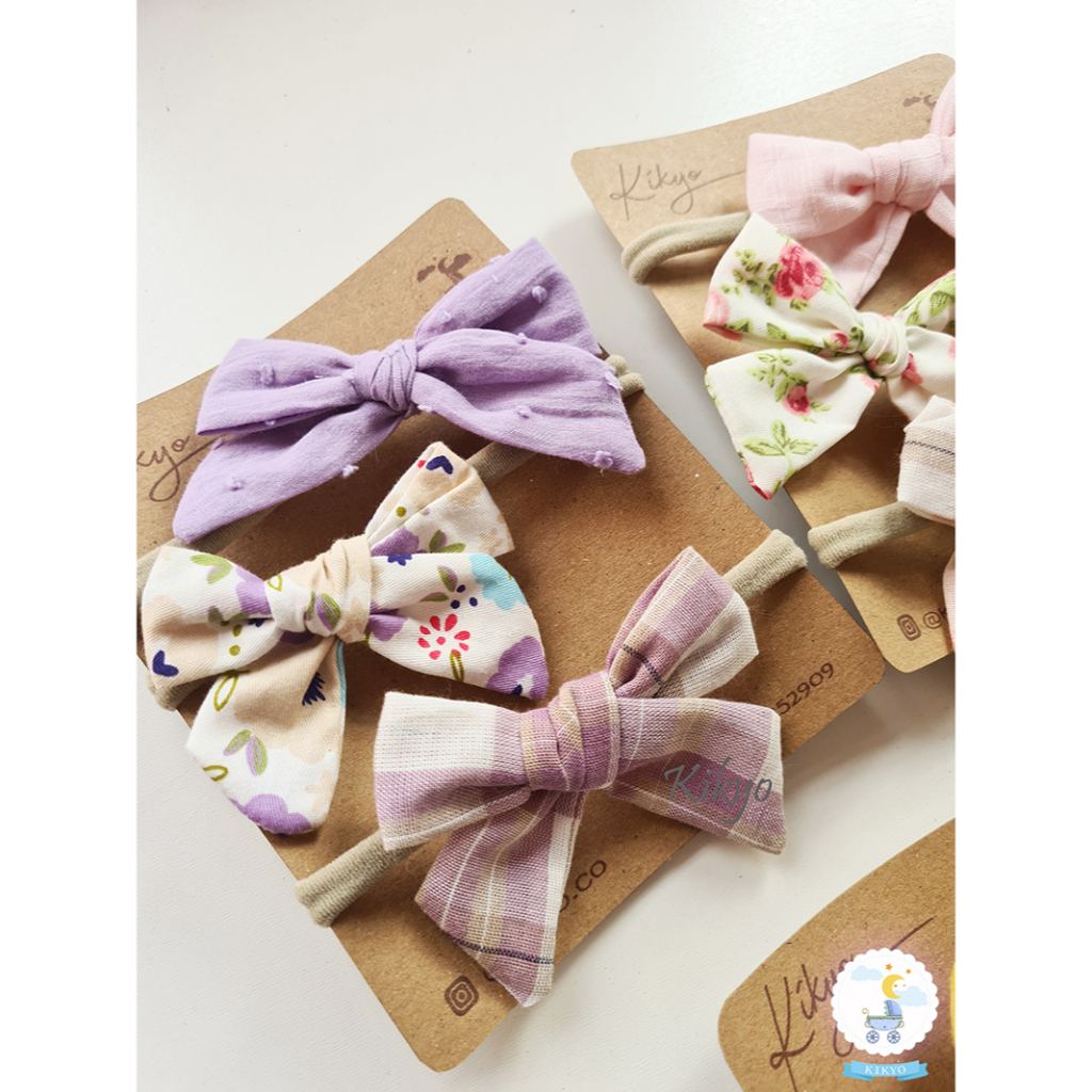 Kikyo Bandana Baby Tape 1 set isi 3pcs Headband Baby Bandana Baby Bandana Anak