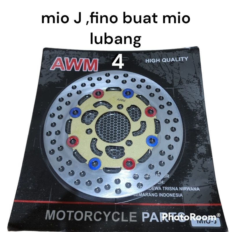 Piringan Cakram Depan BAET ,VARIO 110 , SCOOPY ,MIO ,FINO ,MIO J ,JUPITER MX 135 ,VEGA R /ZR , JUPITER Z model Bulat standar