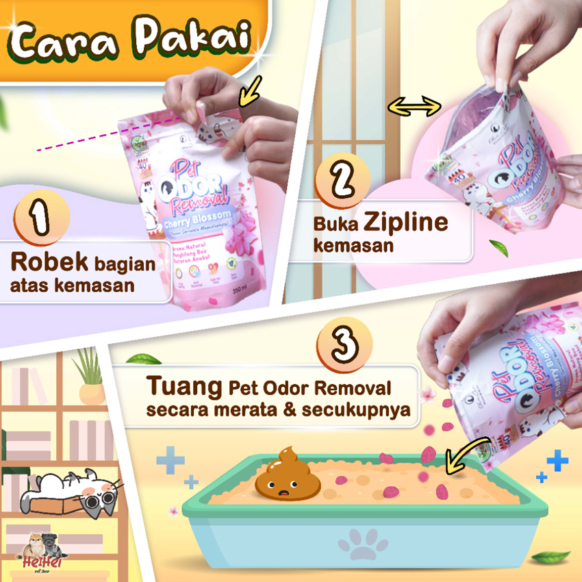 Olive Care Pet Odor Removal 120 gr - Penghilang Bau Kotoran Pesing untuk Pasir Kucing dan Anjing